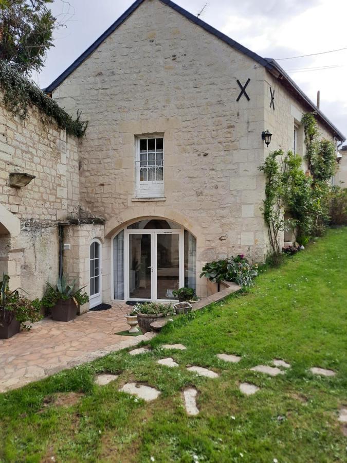 Esprit Troglo Villa Beaumont-en-Véron Exteriör bild