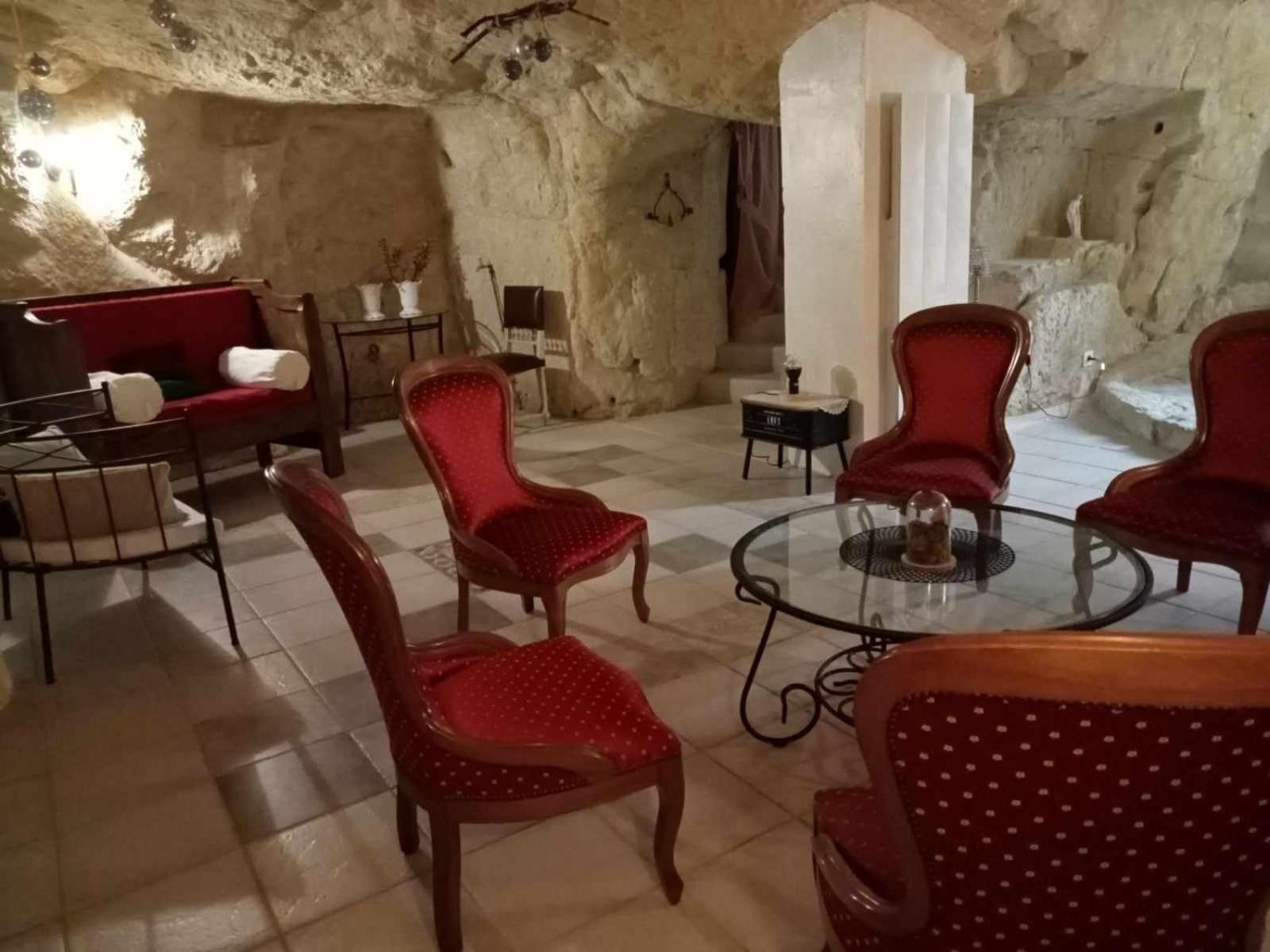 Esprit Troglo Villa Beaumont-en-Véron Exteriör bild