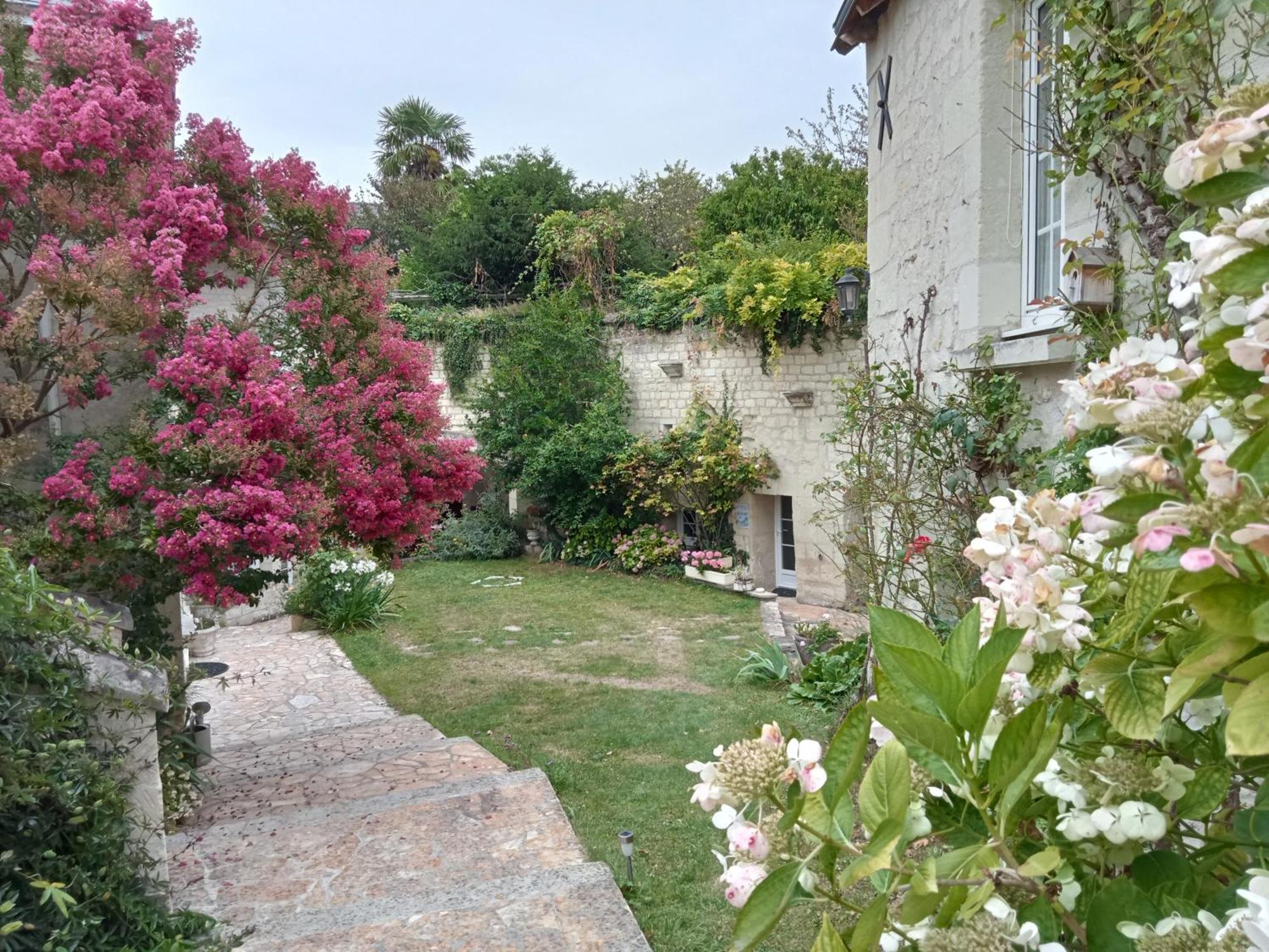 Esprit Troglo Villa Beaumont-en-Véron Exteriör bild